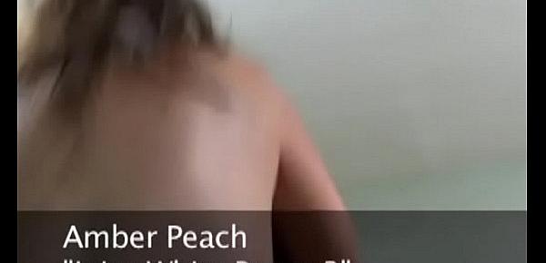  Big ass white girls Amber Peach